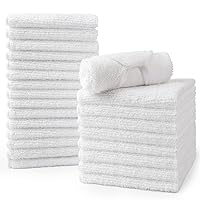 HOMEXCEL Microfiber Washcloths Towel Pack of 24,12