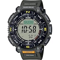 Casio Men's Digital Quartz Watch with Plastic Strap PRG-340-3ER