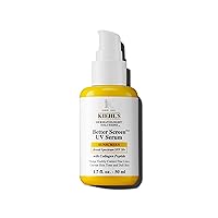 Kiehl's Better Screen UV Serum SPF 50+, Invisible Facial Sunscreen with Collagen Peptide, UV Filters to Shield UVA & UVB, Helps Correct Visible Signs of Aging, Boosts Skin Radiance - 1.7 fl oz