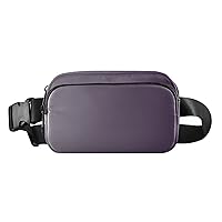 Grey Gradient Belt Bag for Women Men Water Proof Sling Bags with Adjustable Shoulder Tear Resistant Fashion Waist Packs for Travel