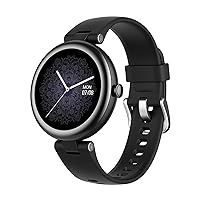 SHANG WING Lynn Smart Watch, Women's, Small Watch, 1.09 Inch High Definition Screen, iPhone/Android Compatible, Call Notifications, 24 Hours of Sleep, Female Menstrual Cycle Management, Free Dial