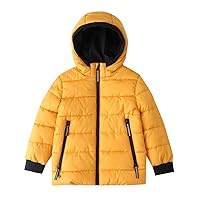 Hiheart Boys Girls Thick Padded Winter Coat Warm Hooded Jacket
