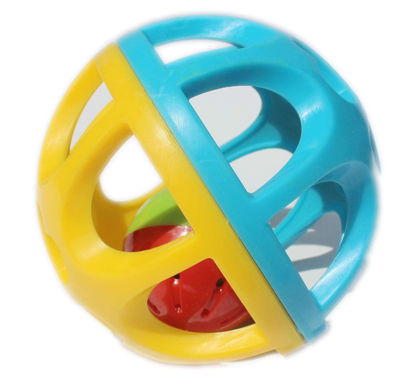 ROHSCE Rattle Ball Sensory Balls for Baby Toys Set, Massage Stress Relief Textured Multi Balls, Infant Teething Ball Sensory Toys for Babies, 7 Pieces