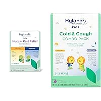 Hyland's Baby Mucus & Cold 8 Fl Oz and Kids Cold & Cough Grape Syrup Ages 2+ Value Pack