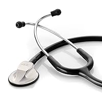 615BK Adscope Model 615 Platinum Sculpted Clinician Stethoscope with Tunable AFD Technology, Black