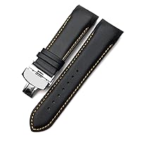 Genuine Leather Watchband 22mm 23mm 24mm For Tissot T035 617 627 439 Brown Black Calfskin Watch Strap Butterfly Clasp
