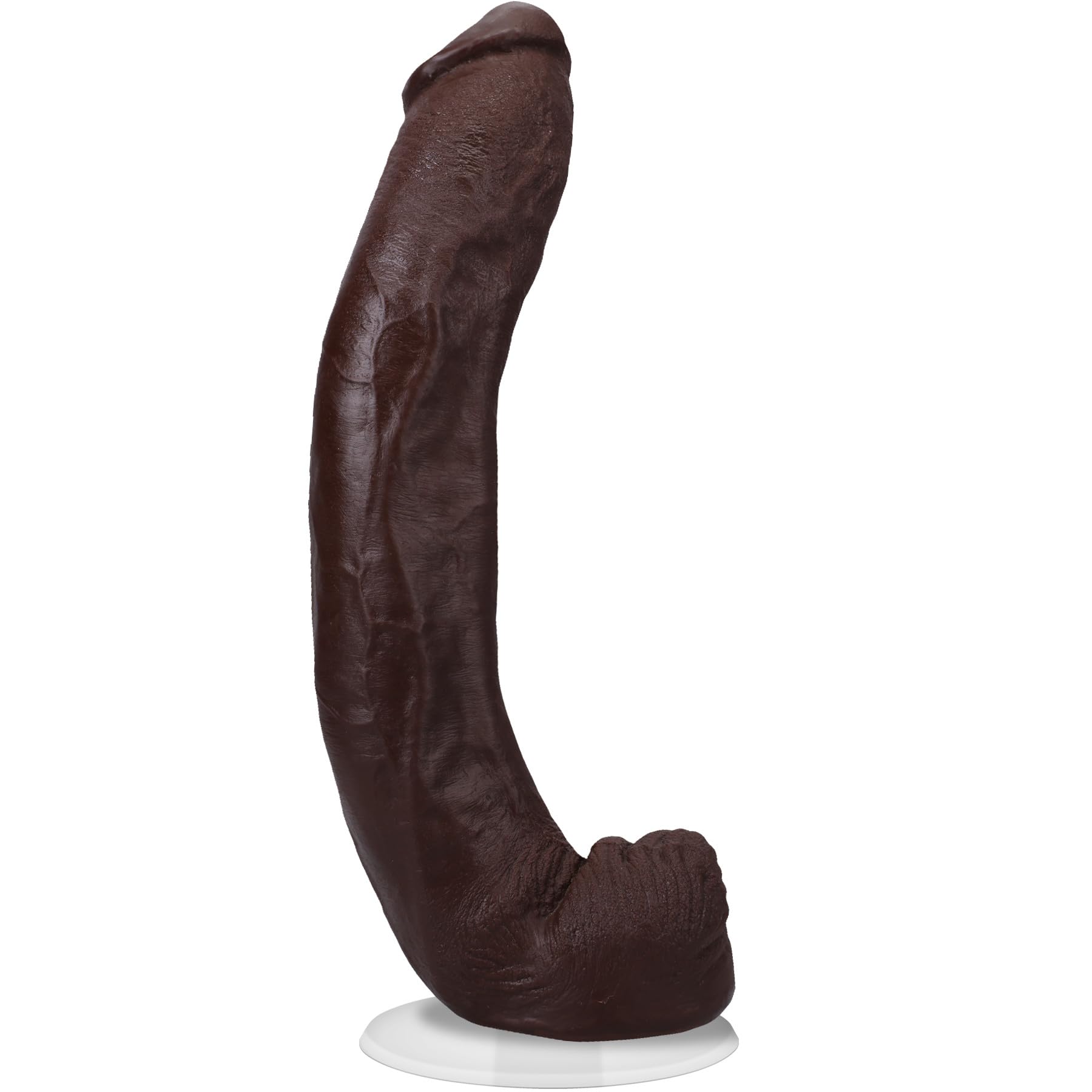 Doc Johnson Signature Series - Dredd - 13.5 Inch ULTRASKYN Dildo with Removable Vac-U-Lock Suction Cup - F-Machine & Harness Compatible - for Adults Only, Chocolate