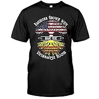 American Grown with Roots Proud Born in Customized Name Unique Designed Shirt Tee Gift