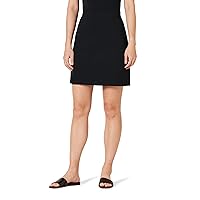 Amazon Essentials Women's Ponte Pull-On Mini Length A-Line Skirt
