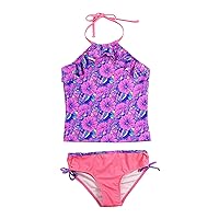 Swimwear for Girls Suit Summer Suspender Pleated Top Shorts Suit 2 Piece Set 6 Piece