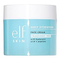 Holy Hydration! Face Cream - Fragrance Free, Smooth, Non-Greasy, Lightweight, Nourishing, Moisturizes, Softens, Absorbs Quickly, Suitable For All Skin Types, 1.76 Oz