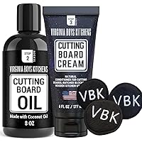 Butcher Block Oil & Conditioner & Applicator Combo - Made in USA by Virginia Boys Kitchens