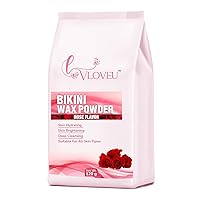NN Bikini Wax Powder for Women, Wax Powder for Hair Removal, Herbal Wax powder for instant Hair Remover All Types of Hair, No Pain, No Side Effects (Rose) 120 Gm (Pack of 1)