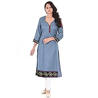 Indian Women Long Dress Cotton Tunic Wedding Wear Frock Suit Ethnic Party Wear Maxi Dress Grey Color