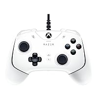Razer Wolverine V2 Wired Gaming Controller for Xbox Series X|S, Xbox One, PC: Remappable Front-Facing Buttons - Mecha-Tactile Action Buttons and D-Pad - Trigger Stop-Switches - White