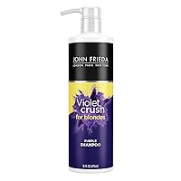 John Frieda Violet Crush Purple Shampoo for Blonde Hair, 16 Fl Oz