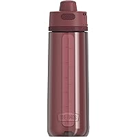 ALTA SERIES BY THERMOS Hydration Bottle with Spout 24 Ounce, Rosewood Red