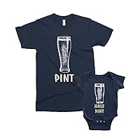 Threadrock Pint & Half Pint Infant Bodysuit & Men's T-Shirt Matching Set