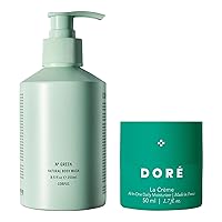 Nº Green Natural Body Wash + DORÉ La Crème All-In-One Daily Moisturizer VALUE Bundle | Clean, Cruelty-Free Beauty