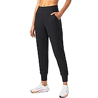 Soothfeel Women's Joggers with Zipper Pockets High Waisted Athletic Workout Yoga Pants Joggers for Women