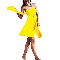 Women's Plain Color Beach Dress