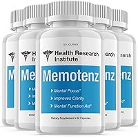 (5 Pack) Memotenz Brain Function Memory Supplement New Formula Nootropic (450 Capsules)