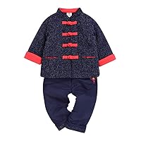 Children's Tang Suit,boy Babys' New Year Coat Cotton Suit,Chinese Style New Year Clothes Winter Coat.