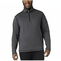 32 DEGREES Heat Men's Tech 1/4 Zip Pullover (HT. Black, Medium)