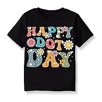 Long Sleeve Toddler Boys Day Hippie Flowers Soft T Shirt for 1 to 10 Years Basketball T Shirt