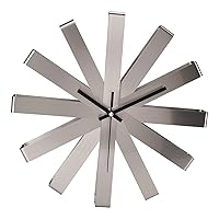 Frameless Non-Ticking Wall Clock Stainless Steel Silent Modern Decorative Hanging Clock for Bedroom Living Room Office Decorations,Wall Clock for Living Room Decor, Wall Clock Stainless Steel Wa