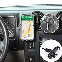 Cell Phone Holder Car Hands Free Cradle in Vehicle Fit for Hummer H2 2003-2007, Dashboard Phone Holder Mount, Retractable Straight Phone Stand, 1PCS (Black)