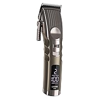 Opove H6 Professional Cordless Hair Clipper/Trimmer for Men - Salon Quality Haircutting Tool for Barbers, Stylists, Men, Women, and Kids(Agate Gray)