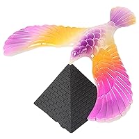 Balancing Bird Toy, Center of Gravity Balancing Bird, Durable Gravity Eagle, Balancing Bird Gravity with Pyramid Combination, for Kids Decom-Pression Gift Party Decoration Supplies