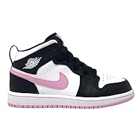 Nike Jordan 1 Mid Pre School Black Pink White