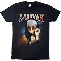 Aaliyah Men's Trippy Slim Fit T-Shirt Black