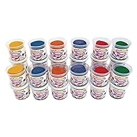 Colorations Classic Dough, 5 oz. - set of 30, Soft and Easy to Mold-Does Not Crumble for Sensory Play, Fine Motor Development-Non-Toxic