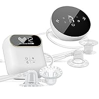 Electric Nipple Corrector for Flat or Inverted Nipples, Rechargeable Nipple Puller with 9 Gears and 12 Gears