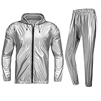 Anti-Rip Sauna Suit Weight Loss Sweat Suit Boxing MMA Training Gym Jacket Pant Workout Zip Suits for Men and Women