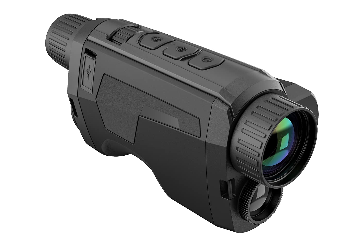 AGM Global Vision Fuzion LRF TM35-640 Thermal Monocular with Laser Rangefinder and Bi-Spectrum Image Fusion Hunting Monocular with Thermal Imaging Heat Vision Perfect for Hunting and Outdoor Adventure