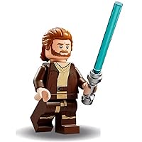 LEGO Star Wars: OBI Wan Kenobi Minifigure with Lightsaber and Black Cape