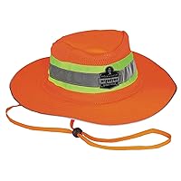 Ergodyne GloWear 8935 High-Visibility Ranger Hat, XX-Large/3X-Large, Orange
