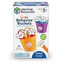 Learning Resources Good Behaviour Buckets, Social Emotional Toy, Preschool Toy, Ages 3+, Multi