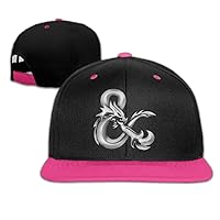 ^GinaR^ 140g Dungeons and Dragons 7 Exquisite Cotton Adjustable Baseball Hats Sun Visors - Pink