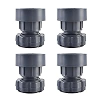 yahede Anti-Vibration Lift Stand for Washing Machines, Washing Machine Stand, For Bulking, Vibration Reduction, Height Adjustment, Bottom Raise, Rubber Mat for Home Appliances and Furniture, Anti-Vibration Rubber Mat, Mounting Legs, 4-Piece Set, Stylish