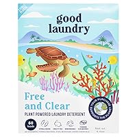 Detergent Sheets - Unscented (60 Loads) - Eco-Friendly Laundry Detergent Sheets, Hypoallergenic, No Plastic Jugs or Waste - Based in the USA