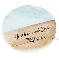 Personalized Coasters, Custom Engraved Marble Wooden Coaster, Wedding Coaster, Home Decor, Wedding Gifts, Housewarming Gift, Gift for Couple (Circular,1pcs)