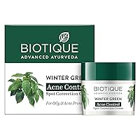 Biotique Bio Winter Green Spot correcting Anti-Acne Cream, 15 gm