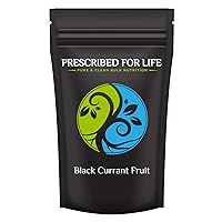 Prescribed For Life Black Currant Fruit Powder | Black Currant Superfood Powder for Smoothies | Rich in Vitamin C and Anthocyanins | Vegan, Non GMO, Gluten Free | Ribes nigrum (2 oz / 56 g)