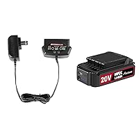 AVID POWER 20V MAX Lithium Ion Rechargeable Battery Bundle with 20V Battery Charger