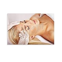 QYSHVT Botox Dermal Filler Injections Massage Poster Canvas Painting Posters And Prints Wall Art Pictures for Living Room Bedroom Decor 08x12inch(20x30cm) Unframe-style